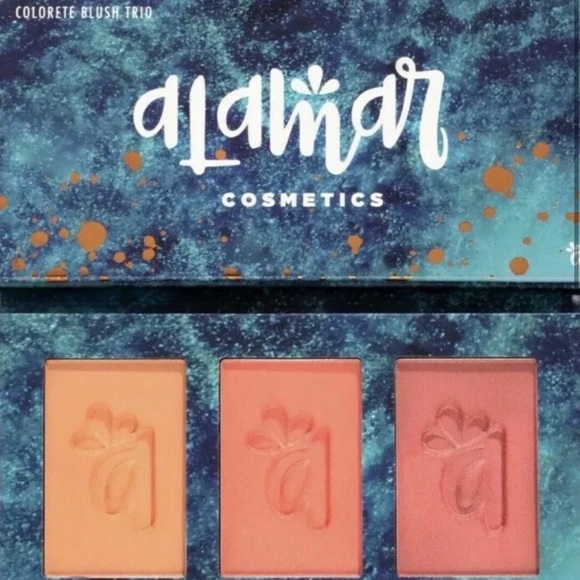 Sephora Other - Alamar colorete trio blush palette fair light NEW